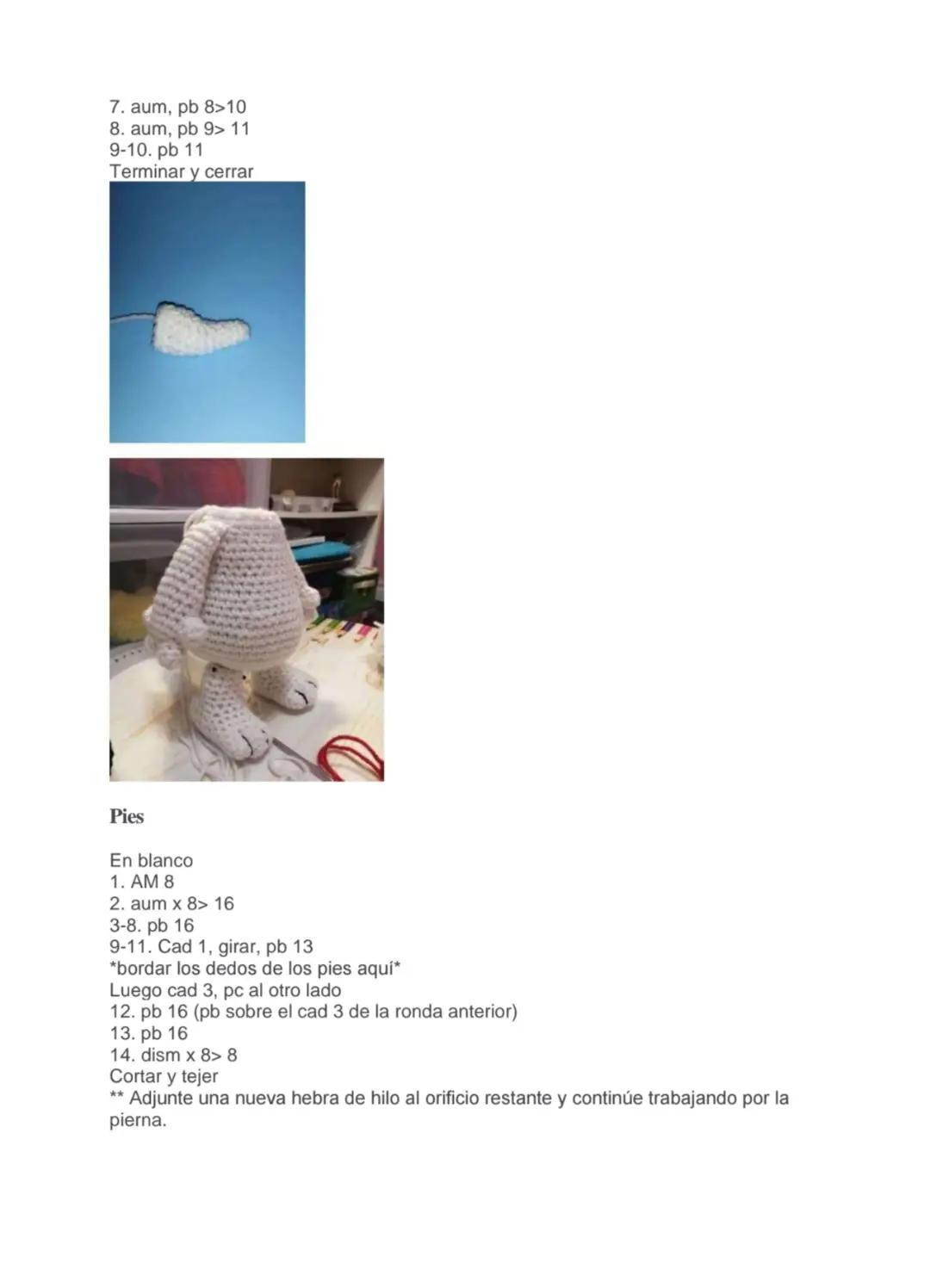 Patrón Gratis Amigurumi Perro Grande Snoopy PDF