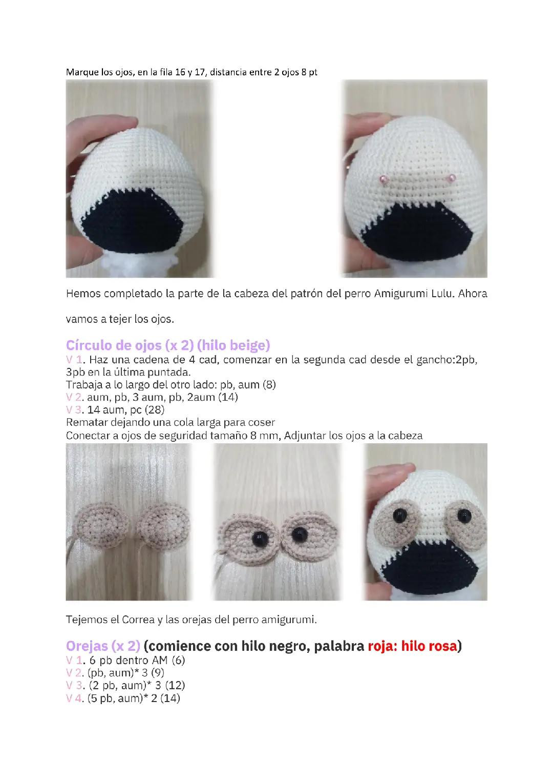 Patrón Gratis Amigurumi Perro Pug Lulu