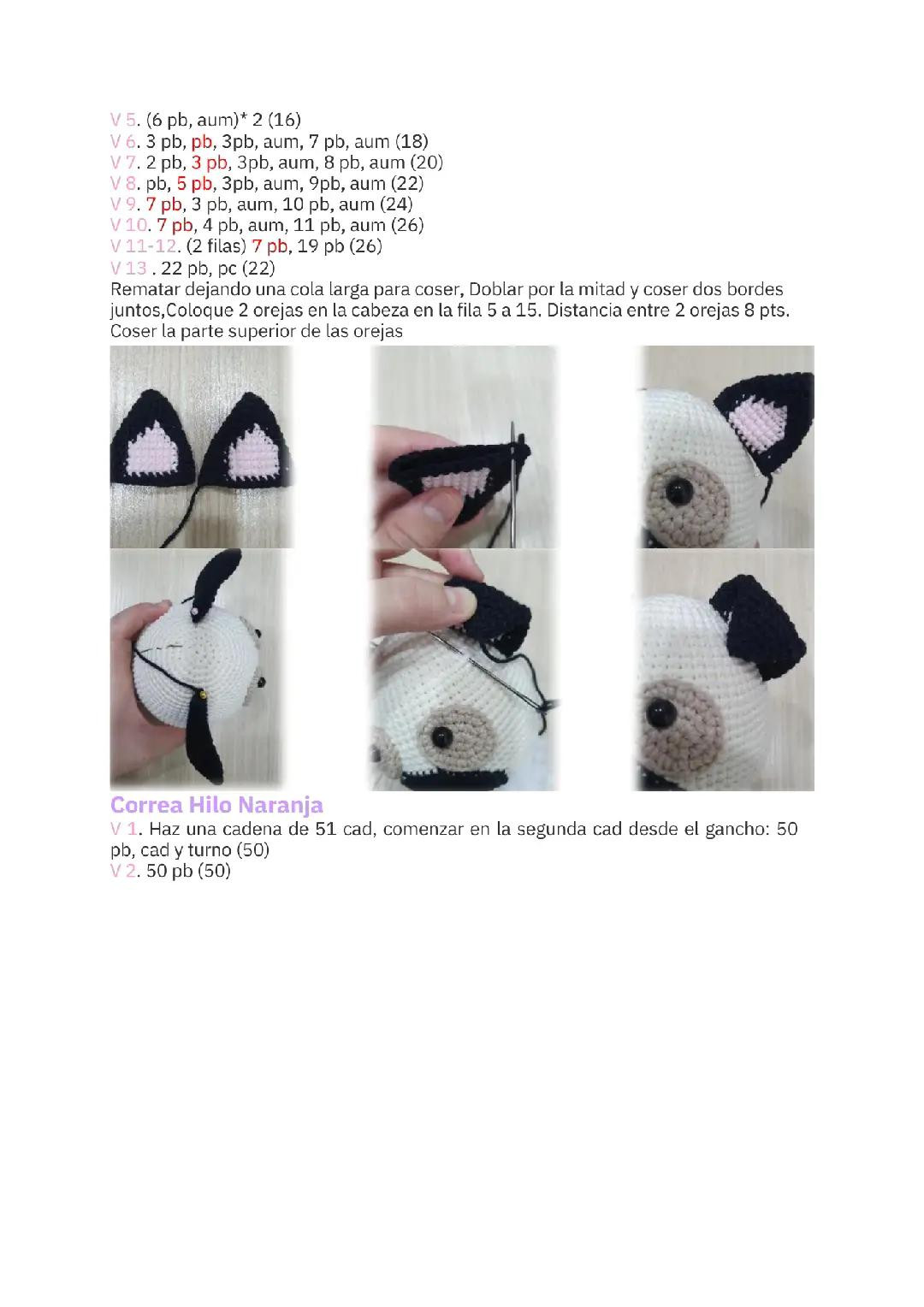 Patrón Gratis Amigurumi Perro Pug Lulu