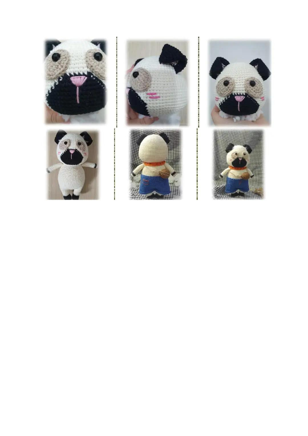 Patrón Gratis Amigurumi Perro Pug Lulu