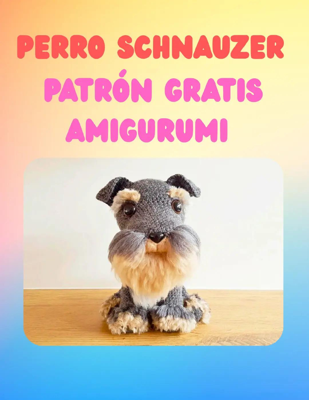 Patrón Gratis Amigurumi Perro Schnauzer