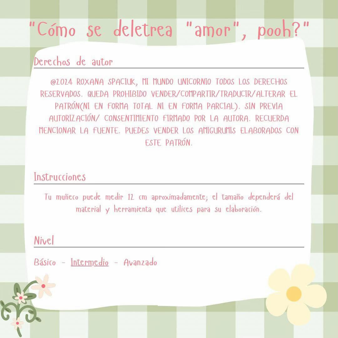 Patrón gratis Amigurumi Piglet rosa