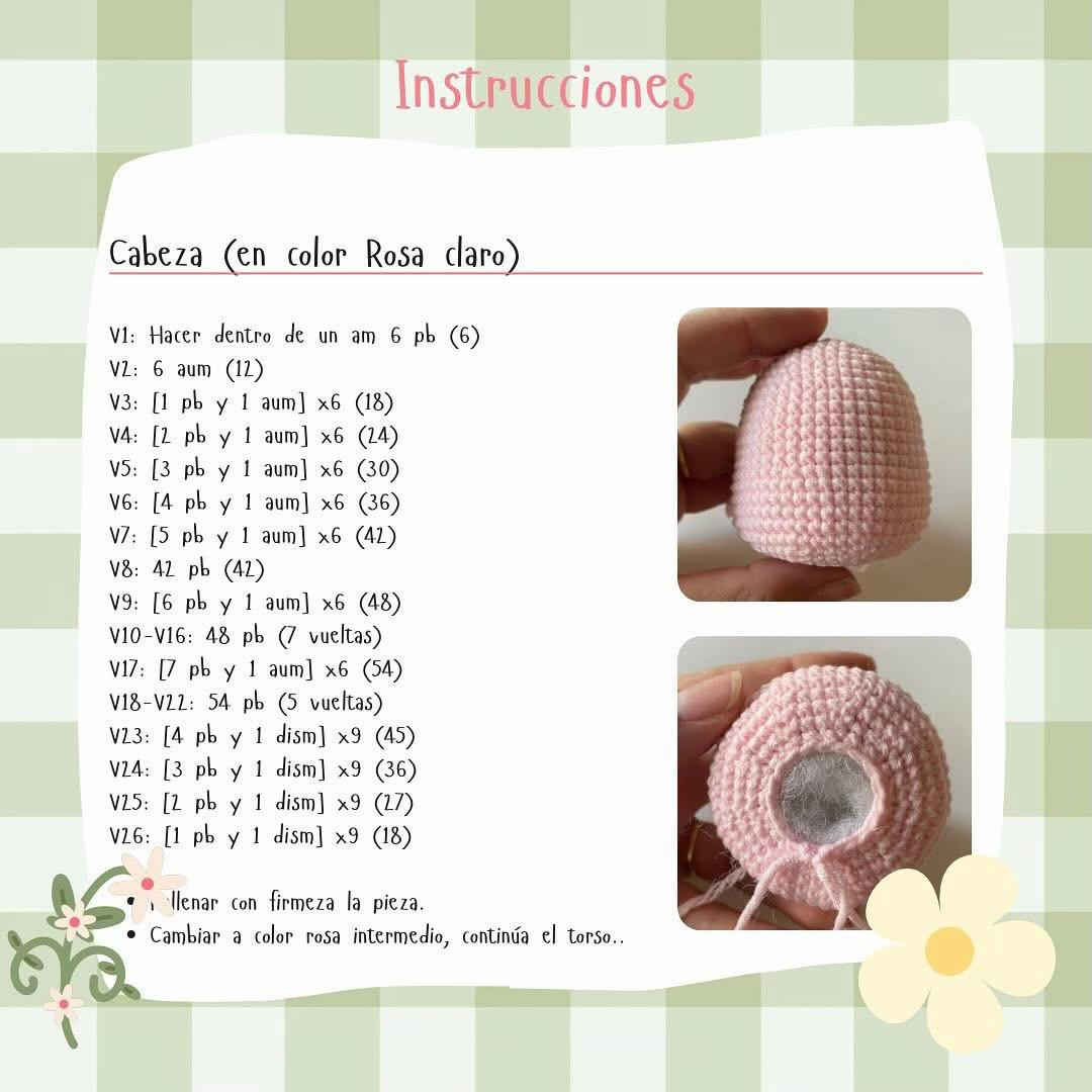 Patrón gratis Amigurumi Piglet rosa