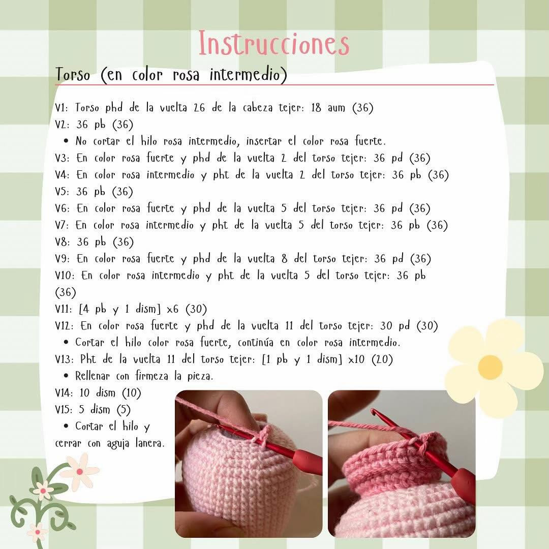 Patrón gratis Amigurumi Piglet rosa