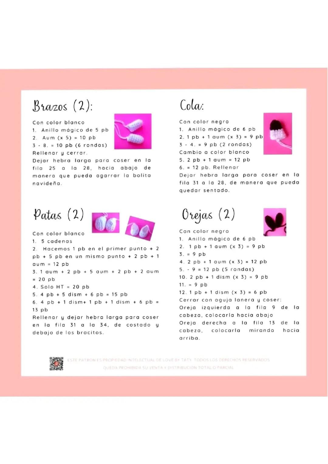 Patrón Gratis Amigurumi Pochacco Navideño con Gorro y Regalo