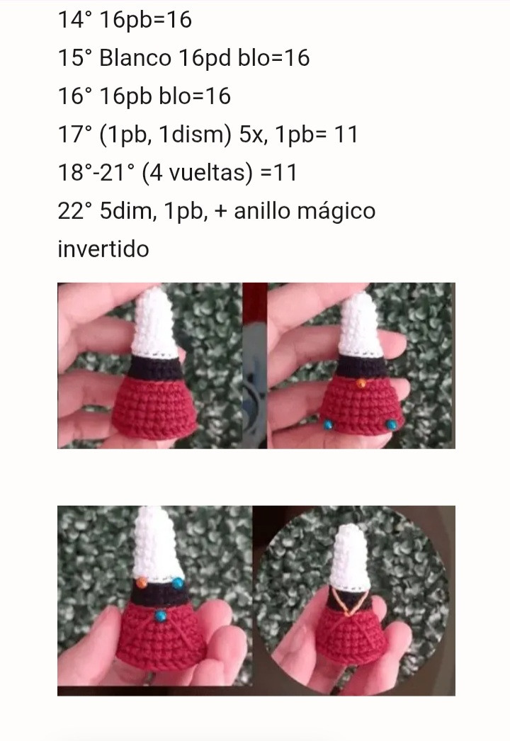 Patrón Gratis Amigurumi Reina de Corazones - Guía Paso a Paso