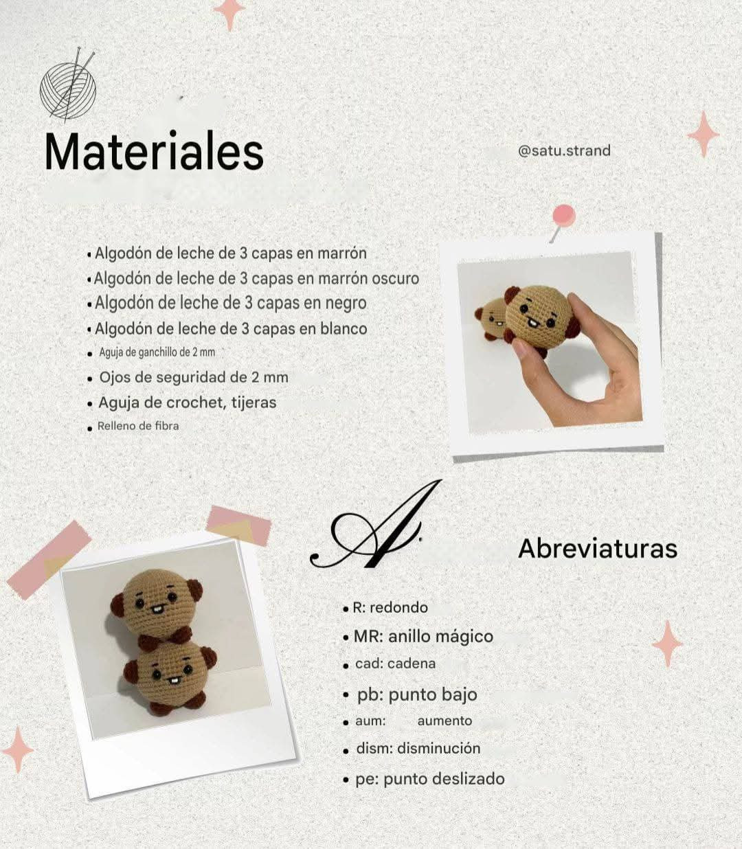 Patrón Gratis Amigurumi Shooky: Tutorial Paso a Paso