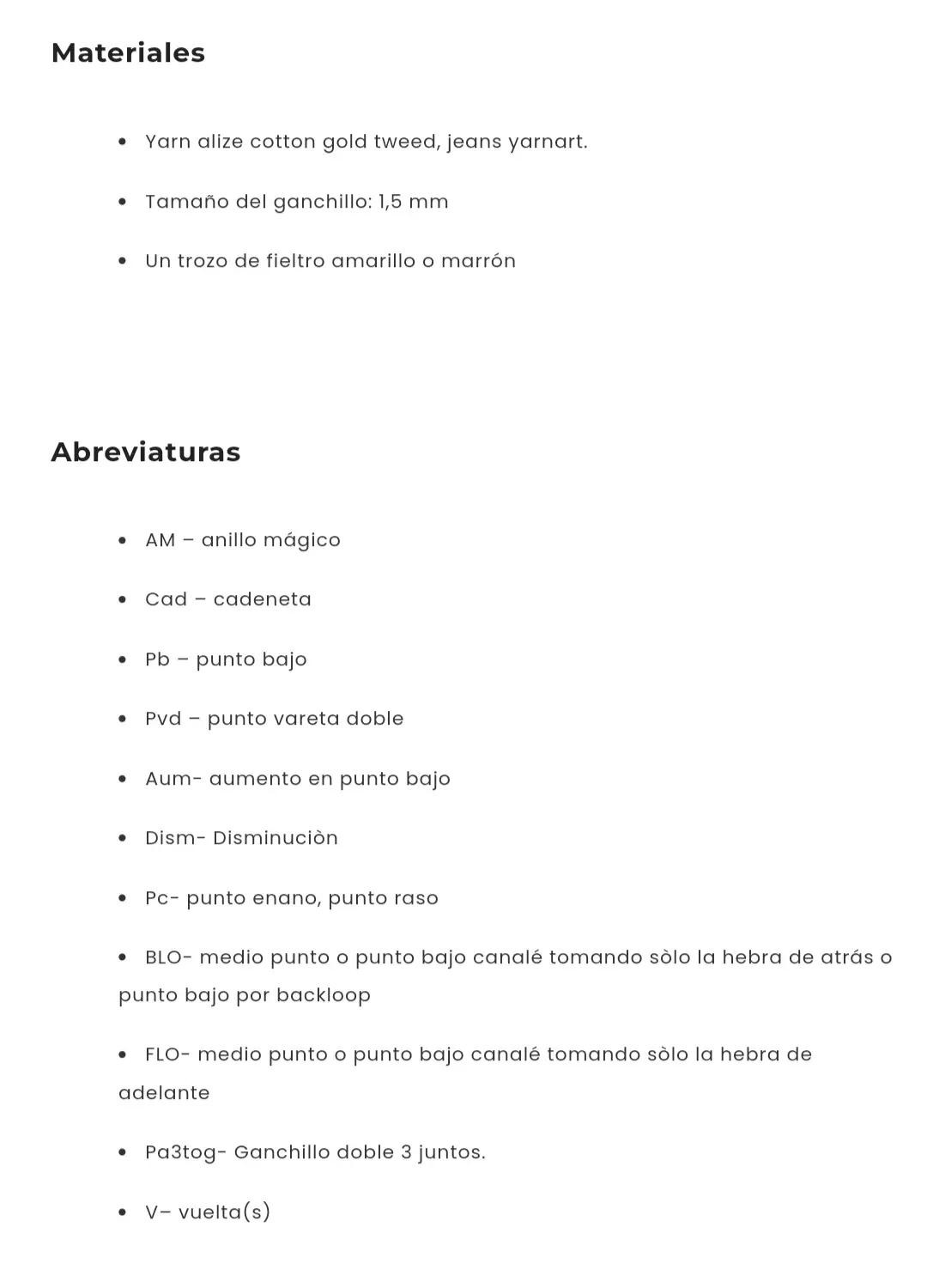 Patrón gratis Appa amigurumi de Avatar