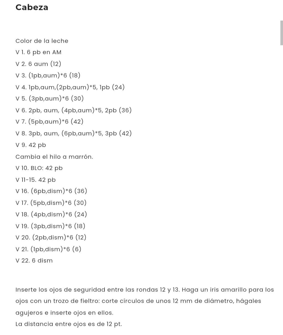 Patrón gratis Appa amigurumi de Avatar