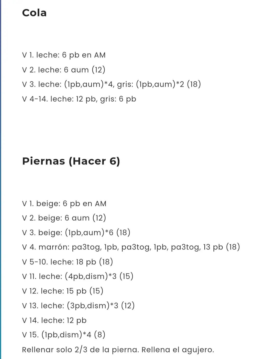 Patrón gratis Appa amigurumi de Avatar