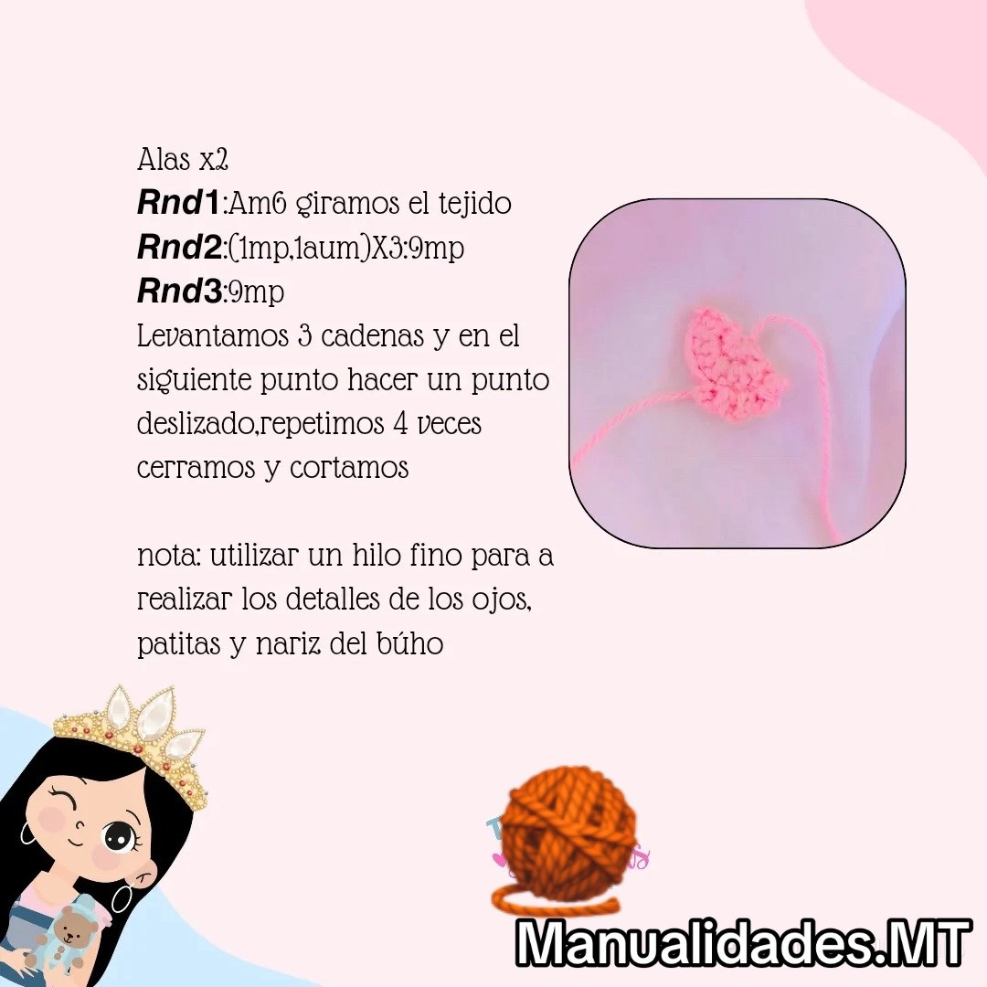 Patrón gratis Búho graduado amigurumi