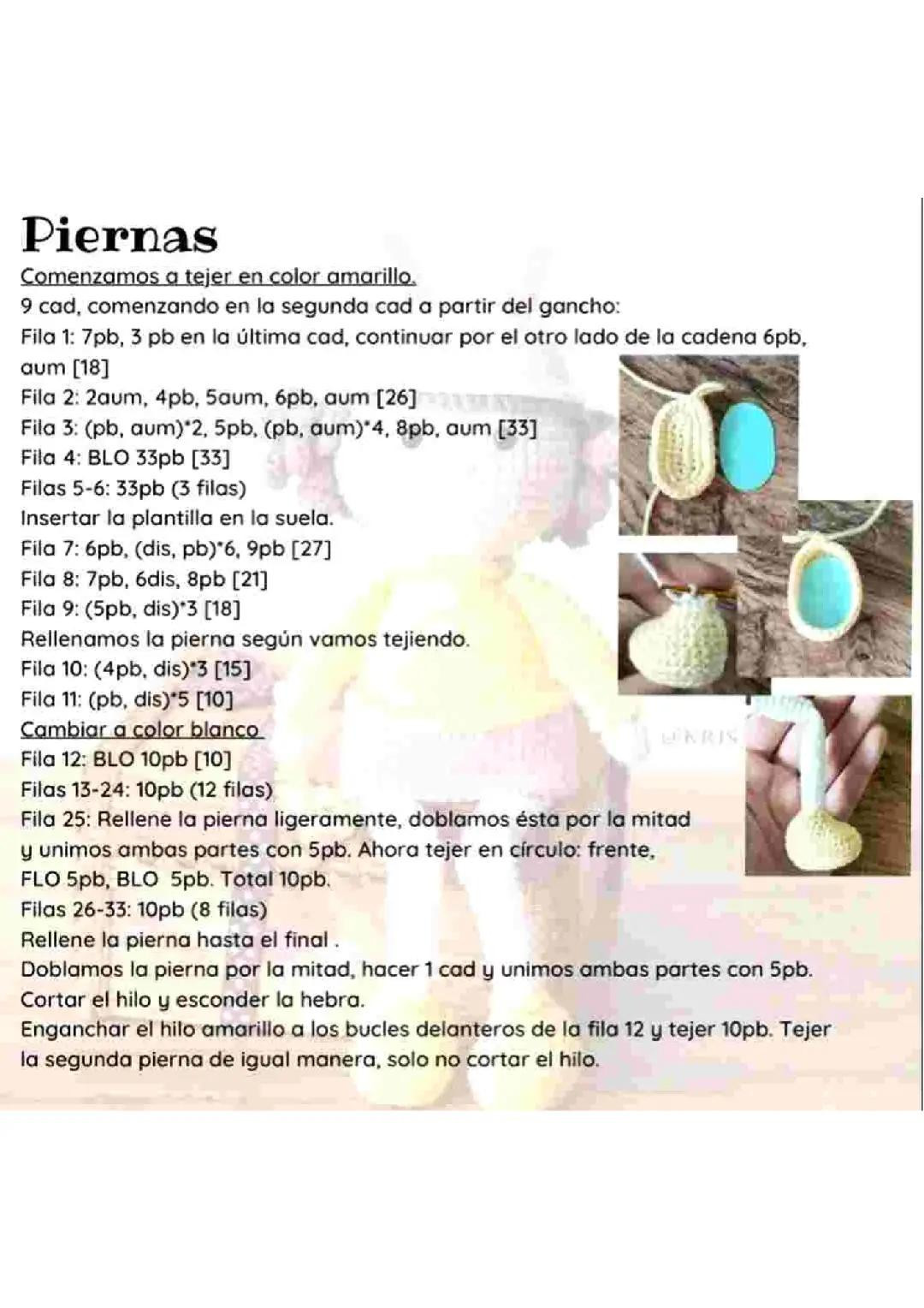 Patrón Gratis Búp bê Amigurumi với Tai Thỏ