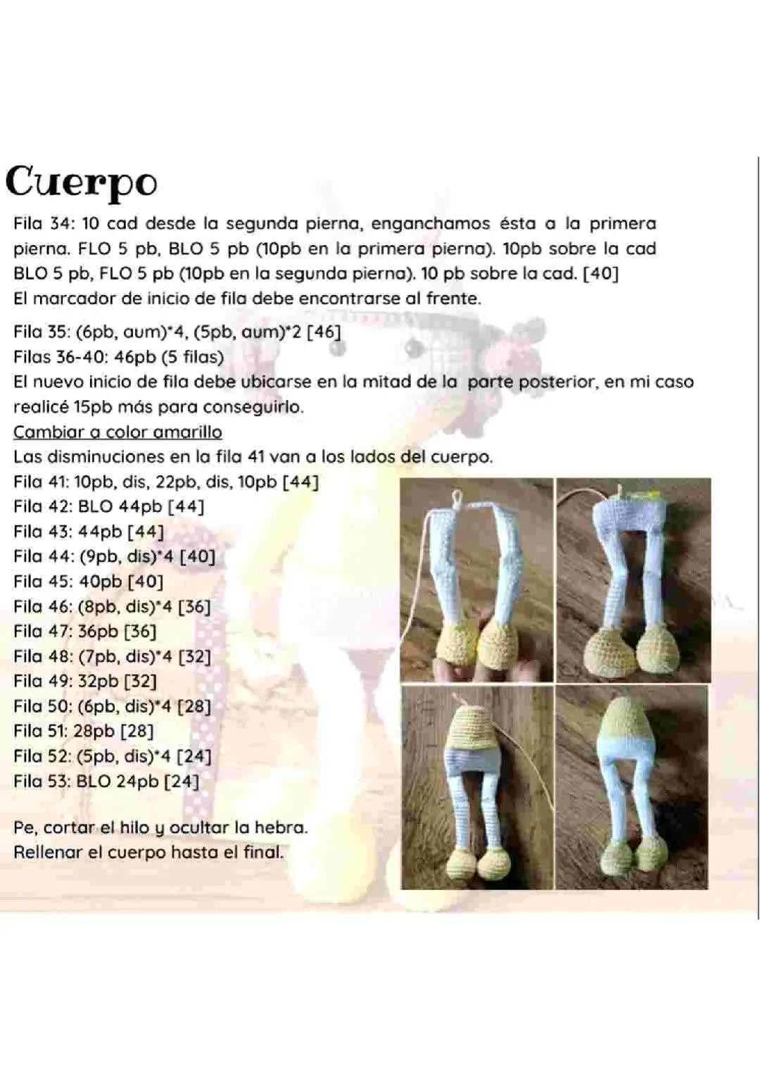 Patrón Gratis Búp bê Amigurumi với Tai Thỏ