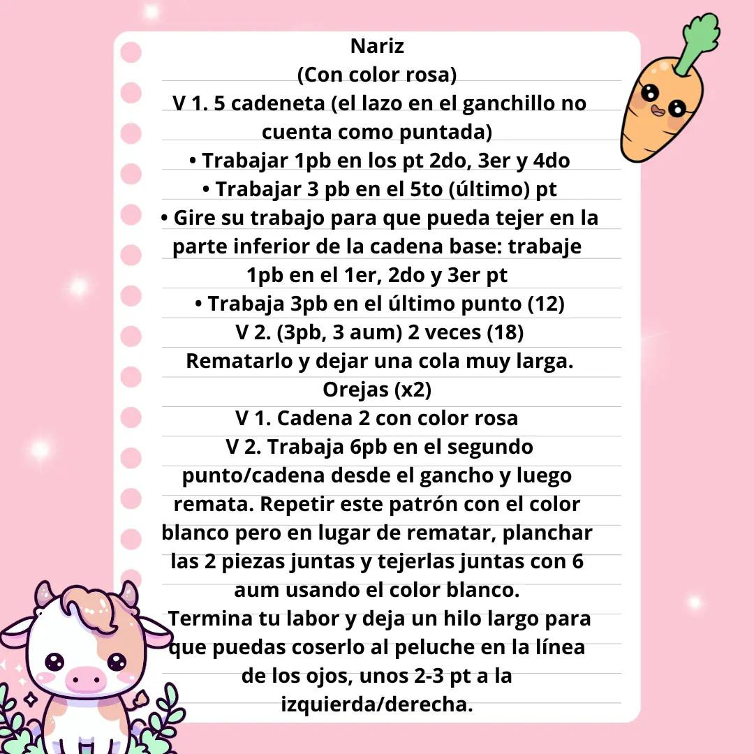 Patrón Gratis: Búp bê bò mặc trang phục cà rốt dễ thương