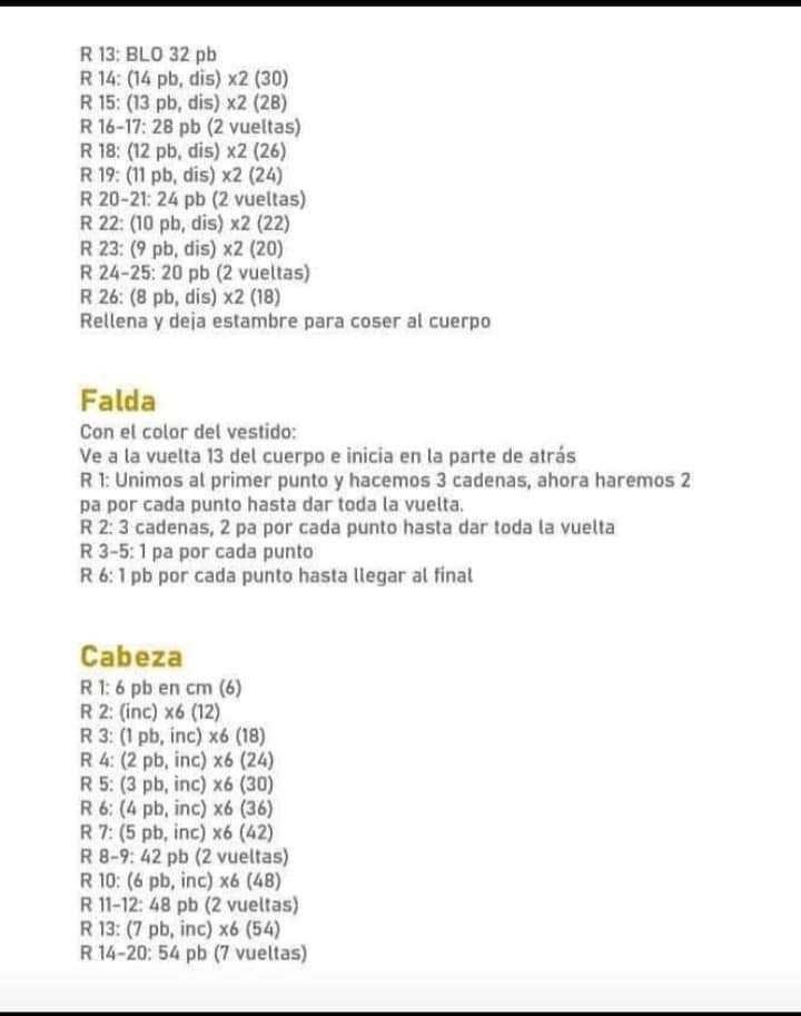 Patron Gratis Conejas Bailarinas Amigurumi Crochet