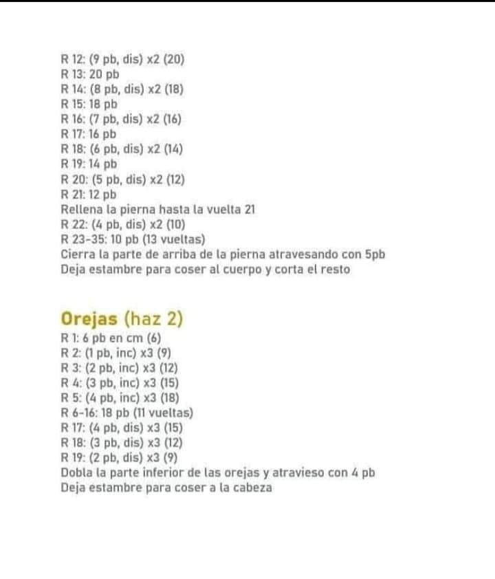 Patron Gratis Conejas Bailarinas Amigurumi Crochet