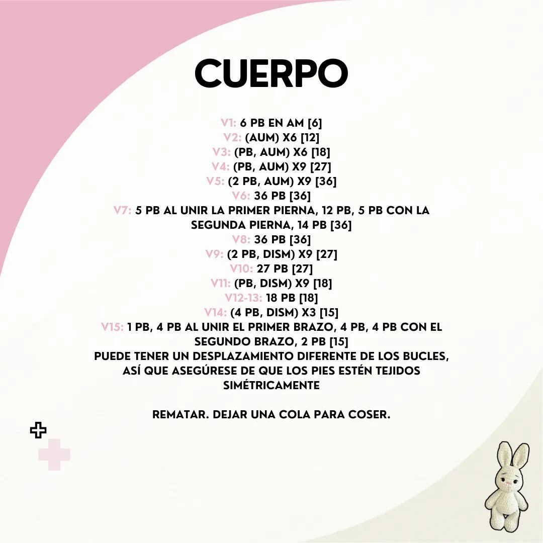 Patrón gratis Conejito Amigurumi: Guía paso a paso con materiales