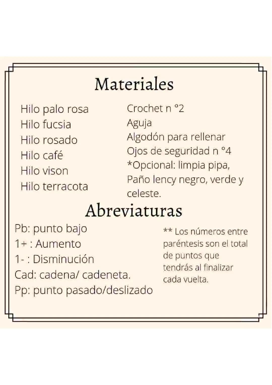 Patrón Gratis: Conejo Rosa y Oso Café Amigurumi