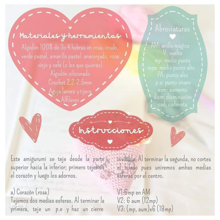 Patron gratis Corazoncito amigurumi San Valentin