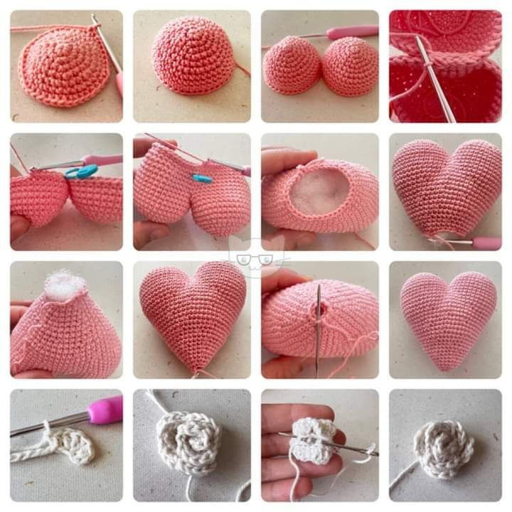 Patron gratis Corazoncito amigurumi San Valentin