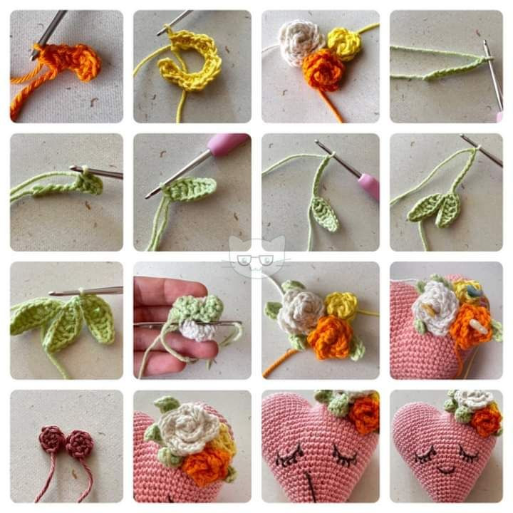 Patron gratis Corazoncito amigurumi San Valentin