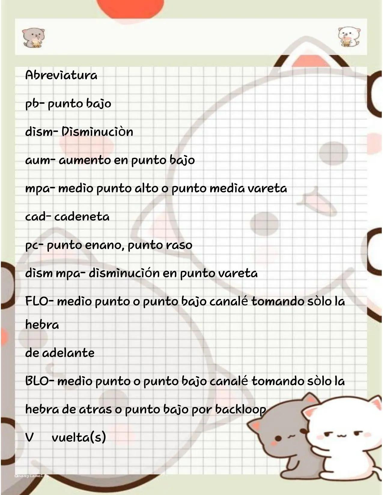 Patrón gratis de amigurumi Mario Bros con abreviaturas y instrucciones