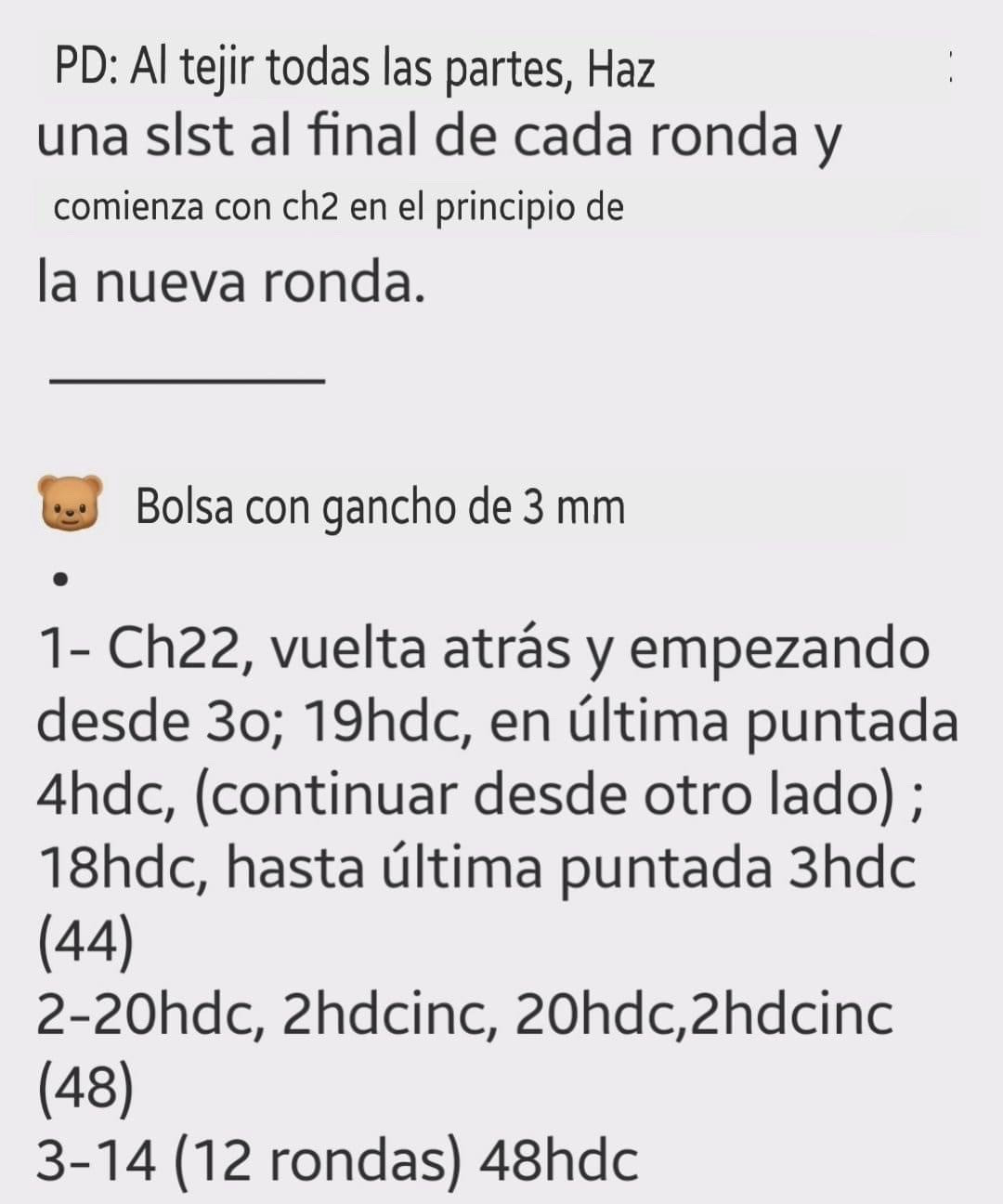 Patrón gratis de bolsita ganchillo oso y conejo