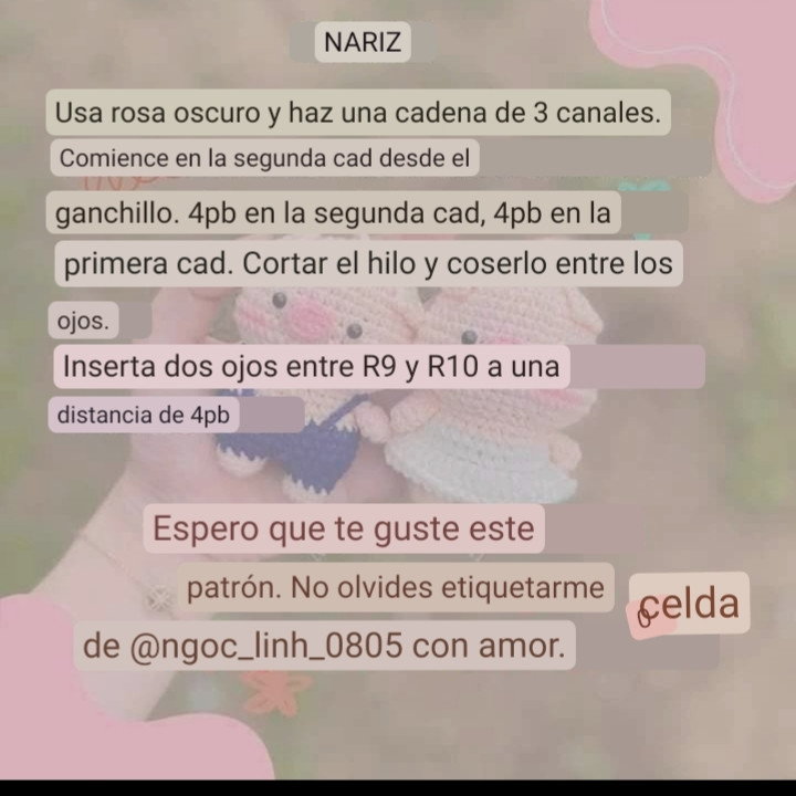 Patrón gratis de cerditos amigurumi con overol y vestido