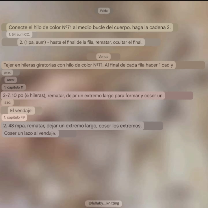 Patrón gratis de conejo amigurumi en tonos beige y marrón