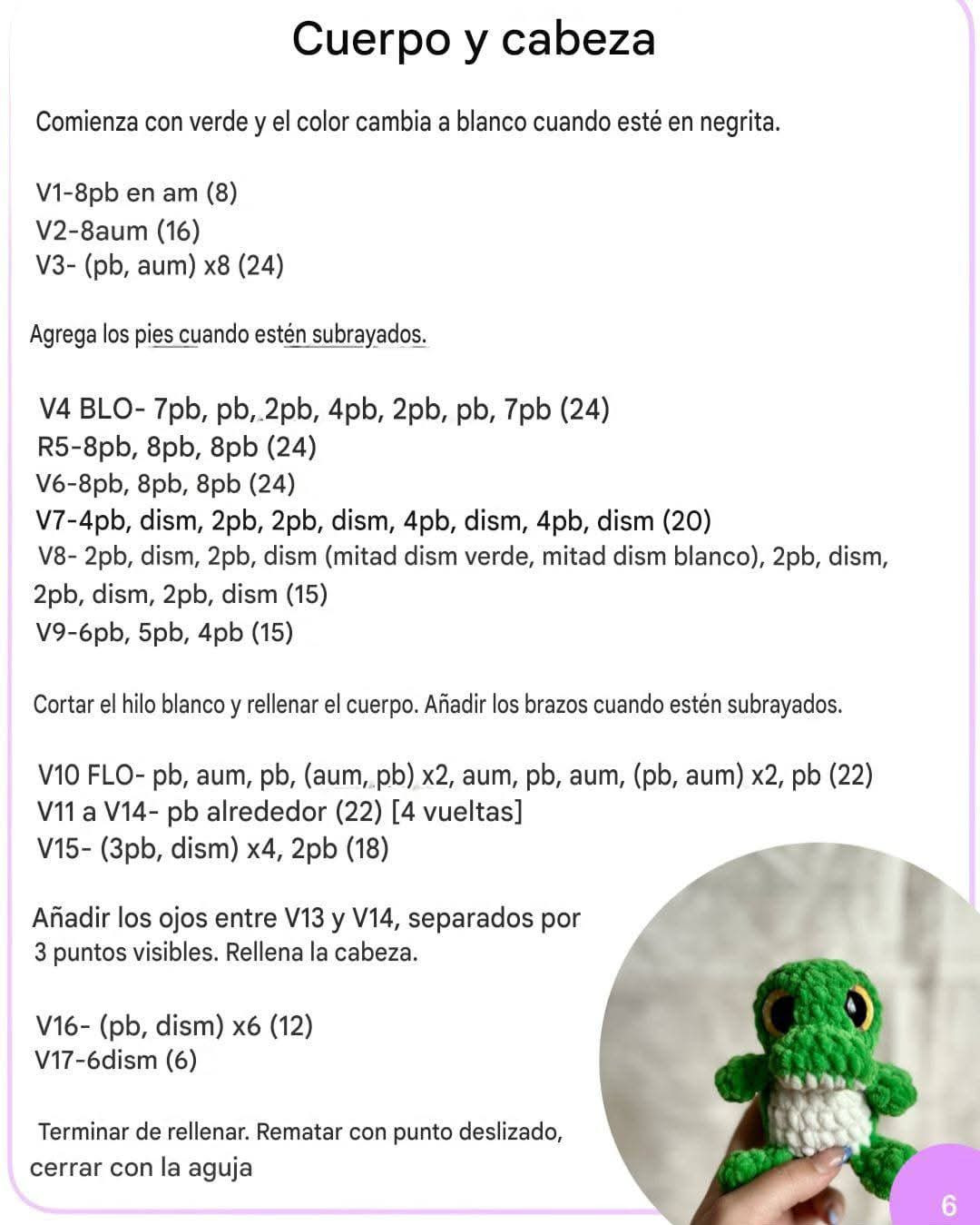 Patrón Gratis de Crochet: Carlos el Cocodrilo Amigurumi Verde