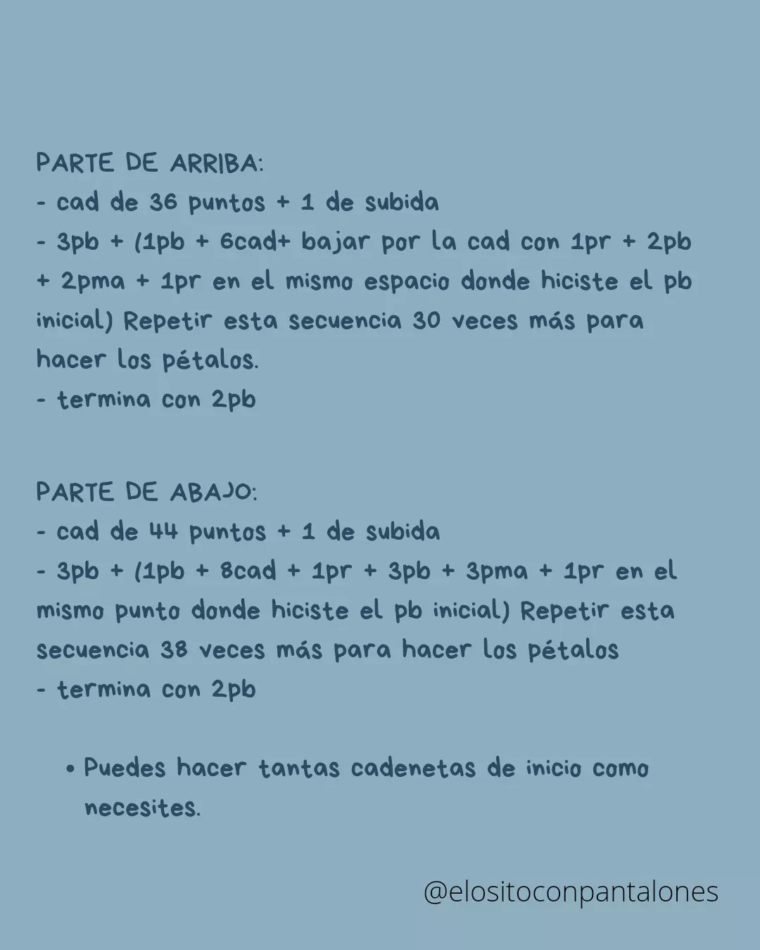 Patrón gratis de disfraz de flor rosa para el Osito Marrón de crochet