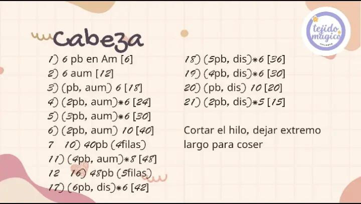 Patrón Gratis de Jirafa Amigurumi: Guía Completa con Materiales, Abreviaturas y Pasos Detallados para Cabeza, Cuernos y Hocico