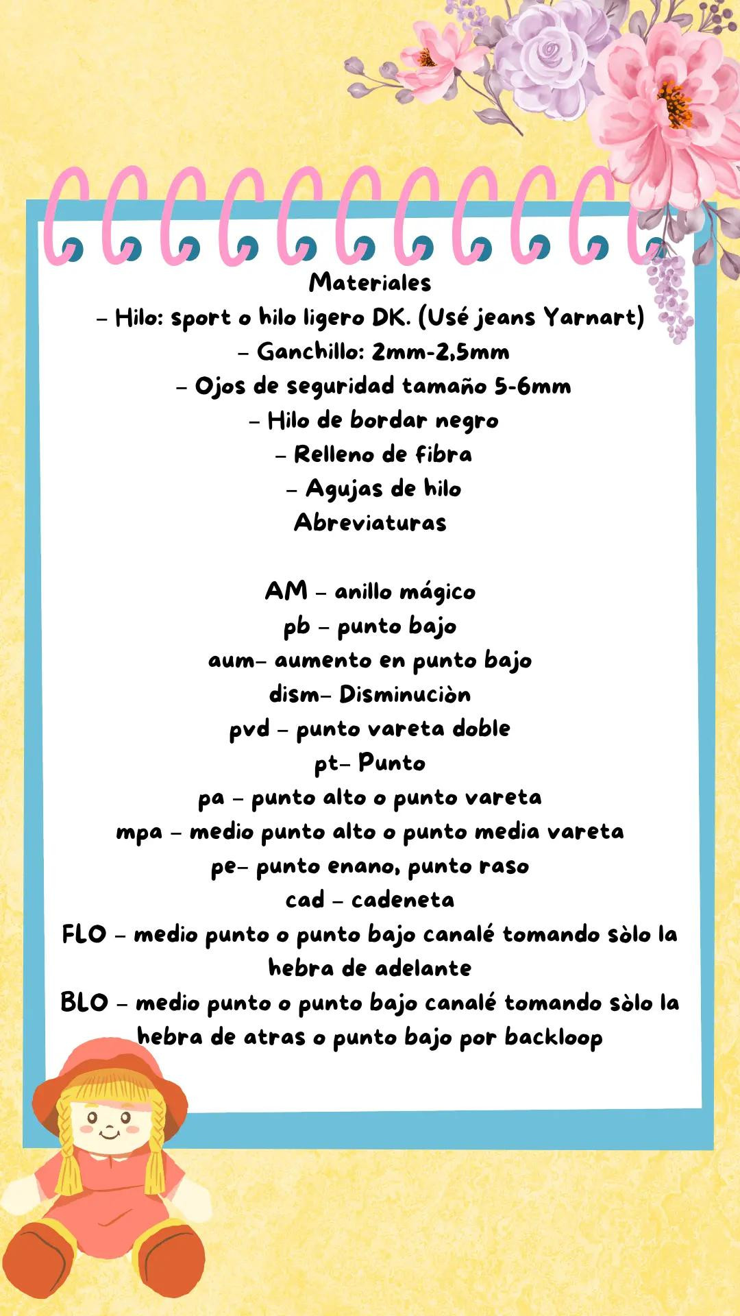 Patrón gratis de muñeca amigurumi con vestido amarillo y conejo