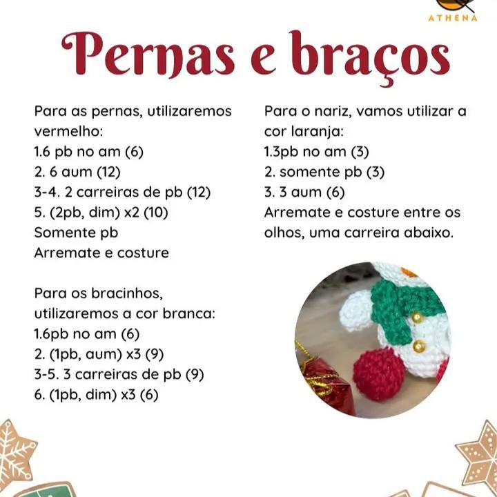 Patrón gratis de muñeco de nieve amigurumi navideño