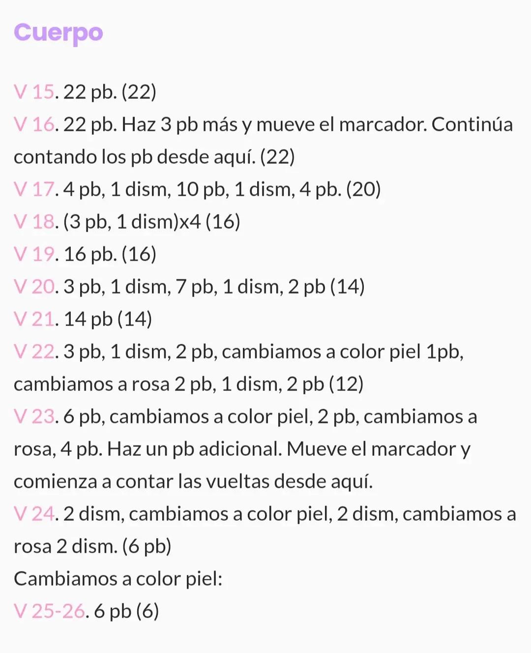 Patrón gratis de Nezuko amigurumi con kimono rosa y flecos naranjas