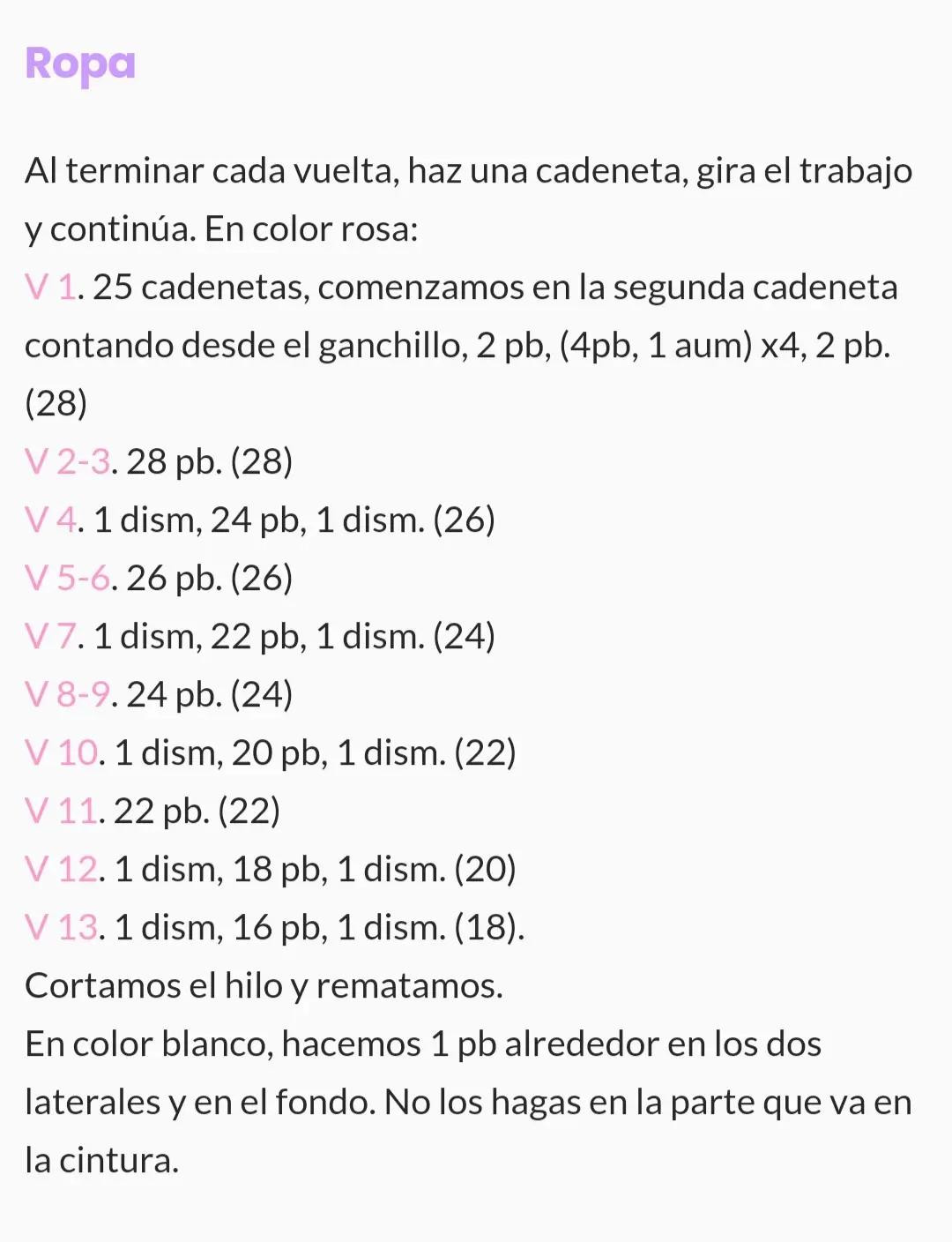 Patrón gratis de Nezuko amigurumi con kimono rosa y flecos naranjas