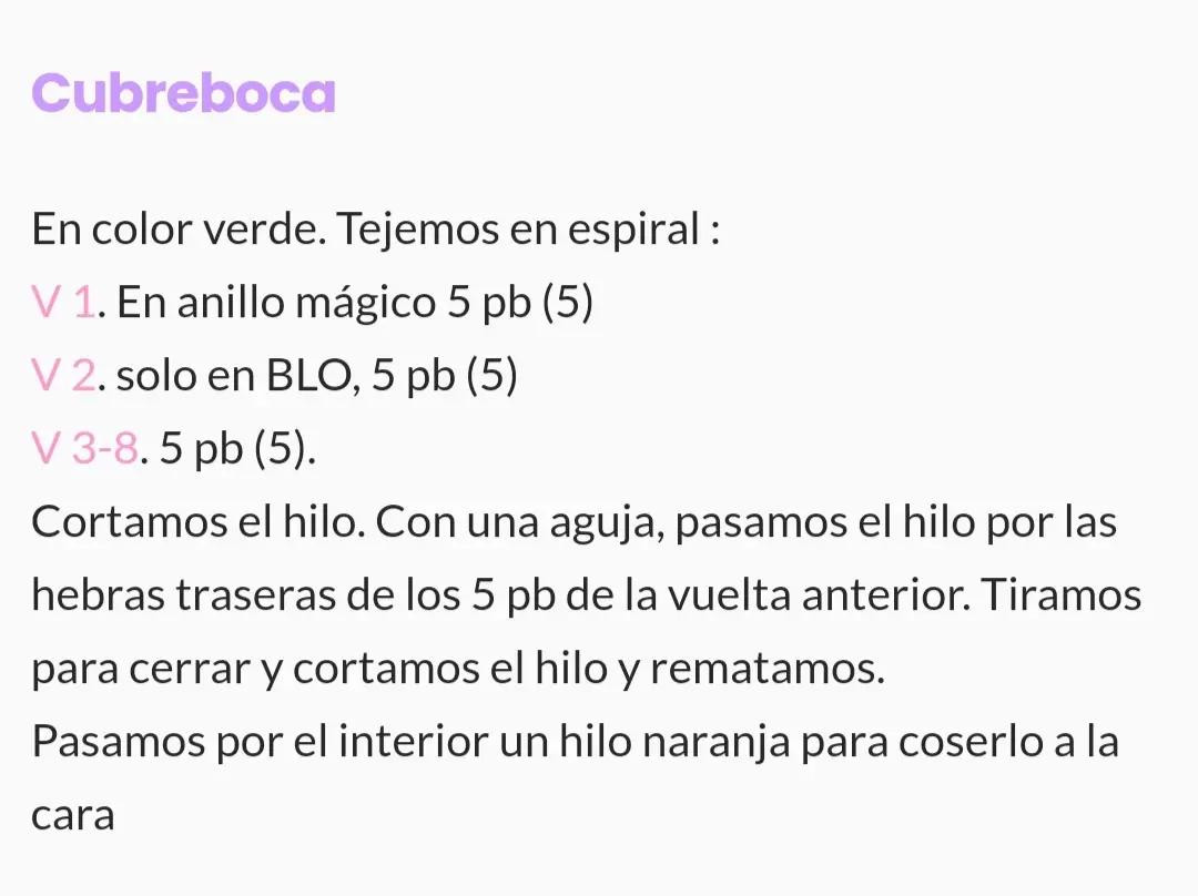 Patrón gratis de Nezuko amigurumi con kimono rosa y flecos naranjas