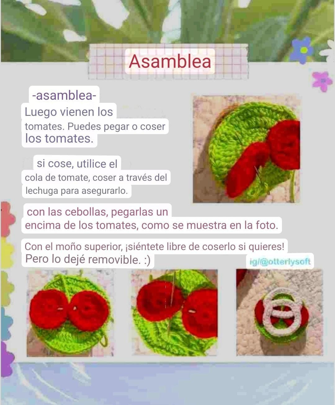 Patrón gratis de oso amigurumi con forma de hamburguesa