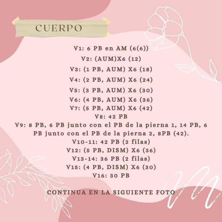 Patrón gratis de oso amigurumi con instrucciones paso a paso