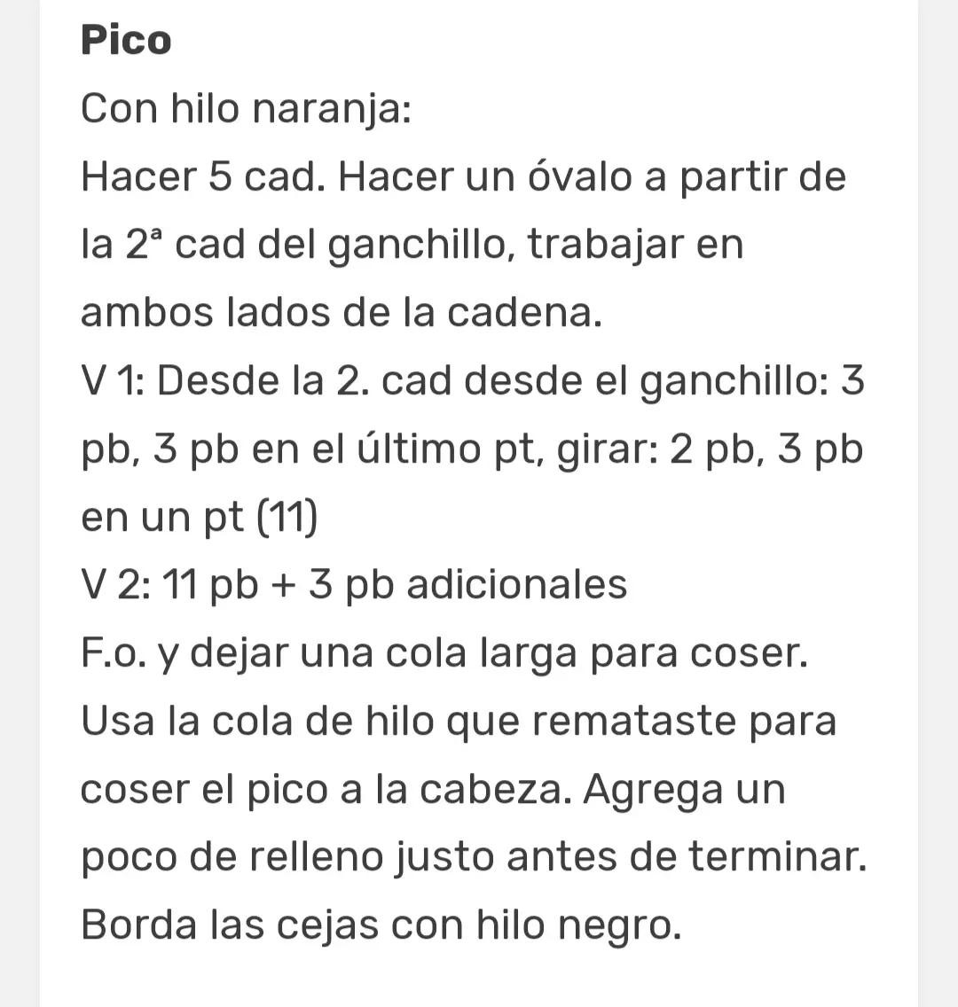 Patrón gratis de pato amigurumi con diadema rosa y detalles en mostaza