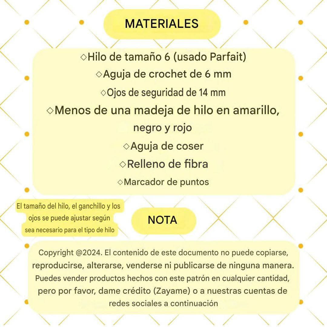 Patrón Gratis de Pikachu Mochila Amarillo