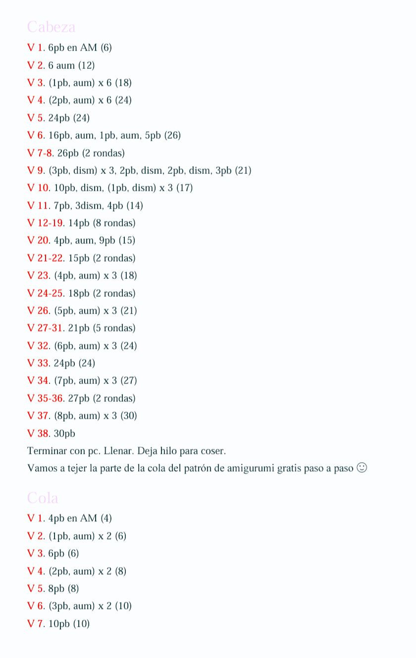 Patrón Gratis Diplodocus Amigurumi Fácil Paso a Paso