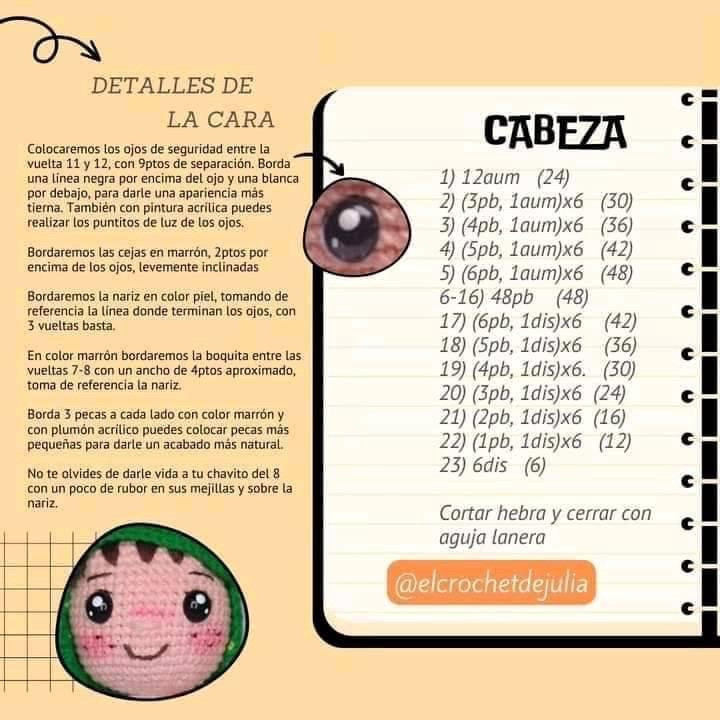 Patrón Gratis El Chavo del 8 Amigurumi