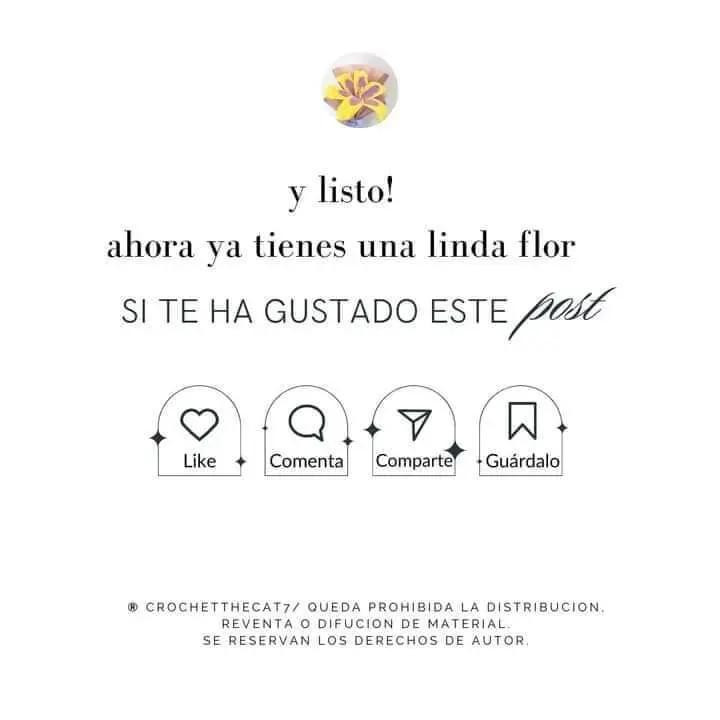 Patrón Gratis Flor de Rapunzel Crochet: Amarilla y Lila