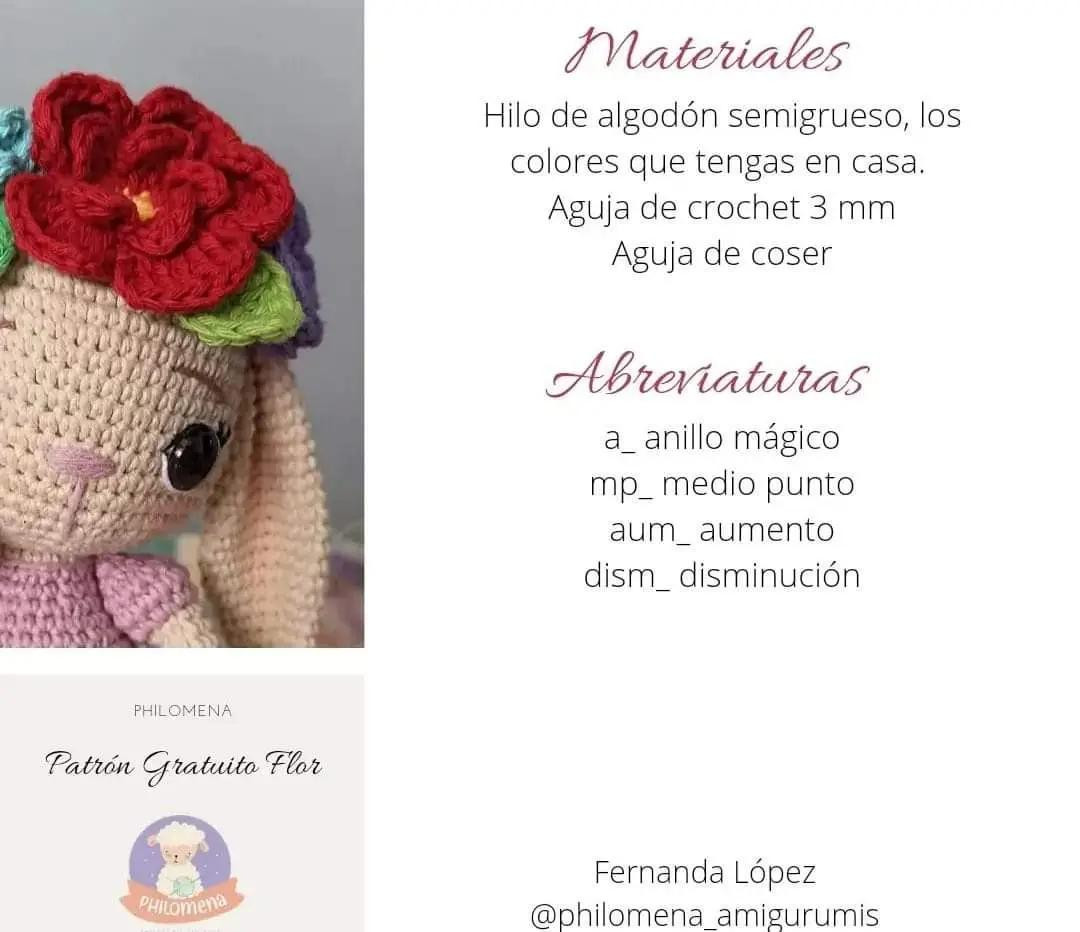 Patron Gratis Flor Mochada: Tutorial Paso a Paso