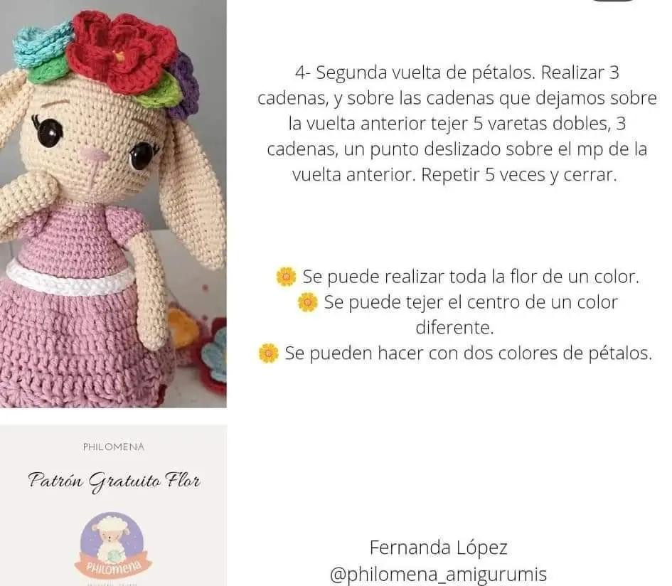 Patron Gratis Flor Mochada: Tutorial Paso a Paso