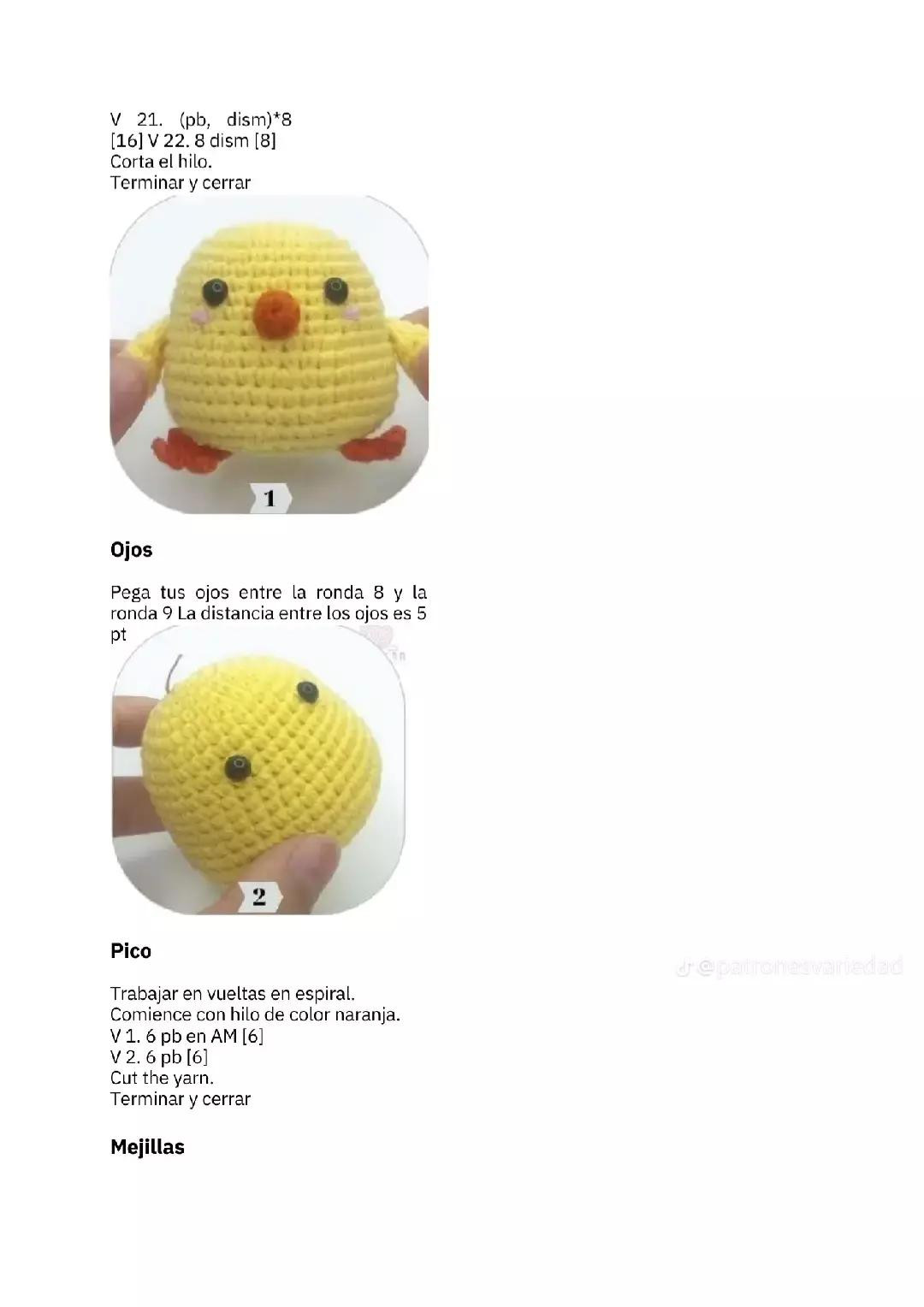 Patrón Gratis Gallina Amigurumi con Gorros de Fresa, Rana y Cerdo