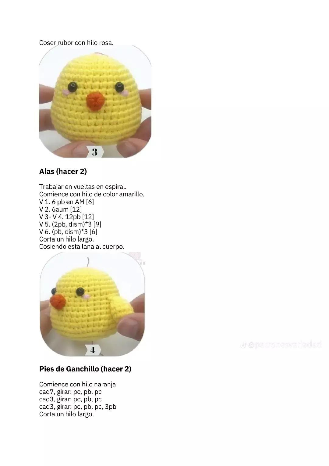 Patrón Gratis Gallina Amigurumi con Gorros de Fresa, Rana y Cerdo