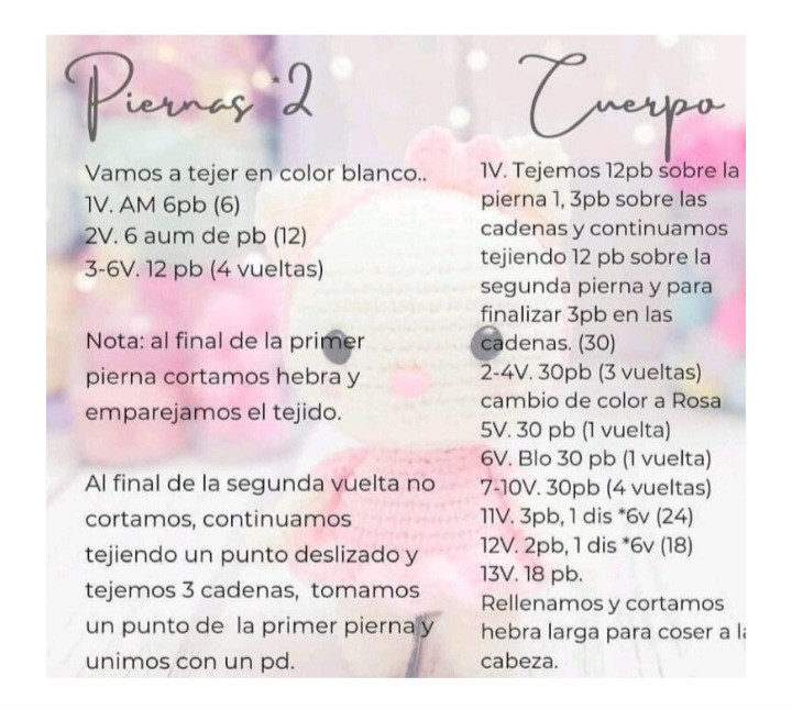 Patron Gratis Gatita Amigurumi: Guía de tejido paso a paso