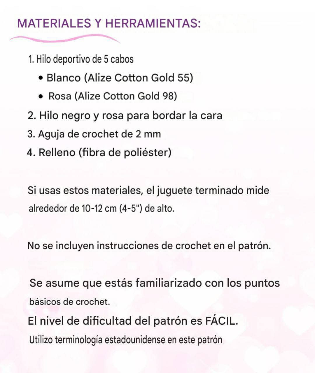 Patrón Gratis Gato Mochilero con Corazón Rosa - Amigurumi Fácil